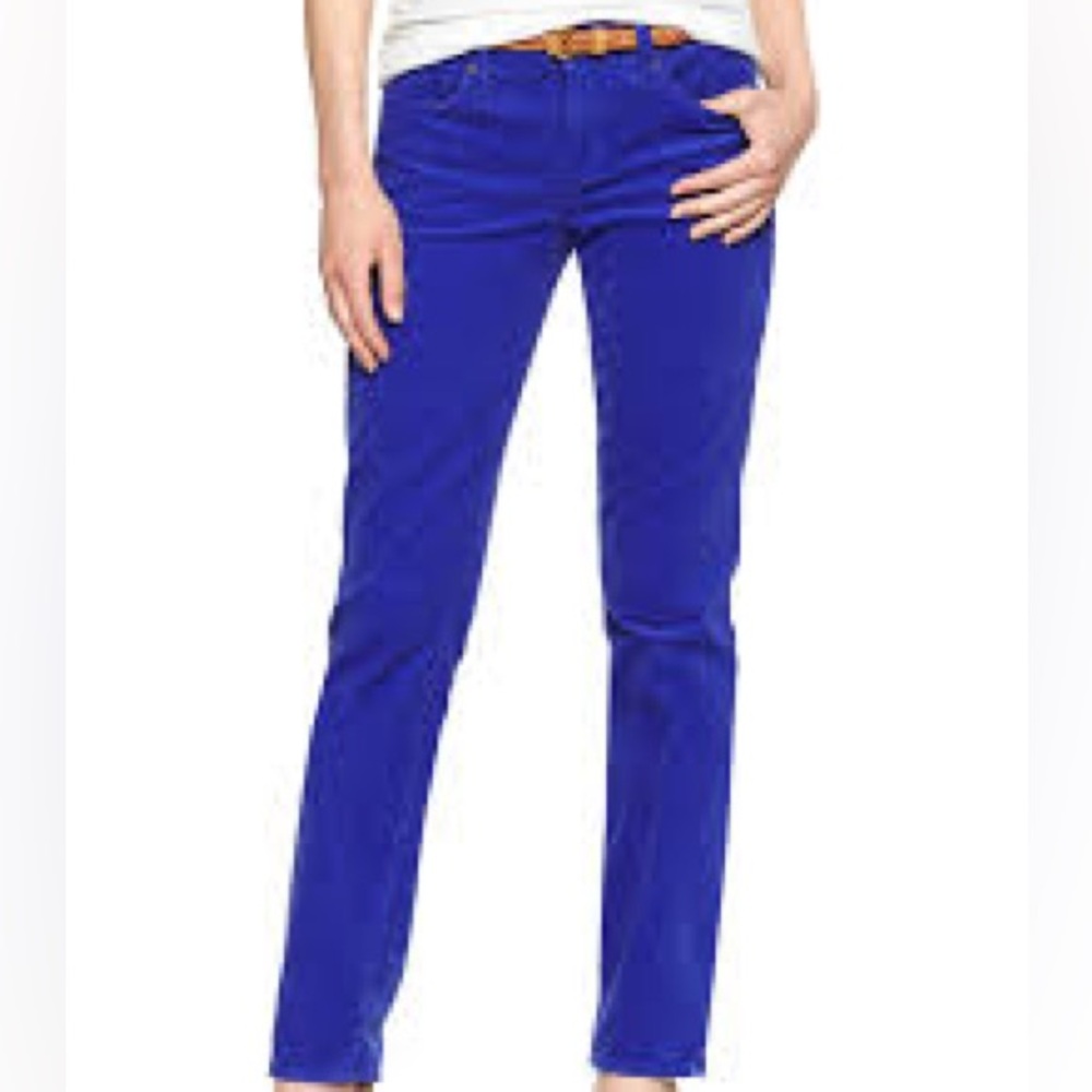 GAP 1969 real straight cords in Powerful Blue sz 4 27